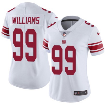 Nike New York Giants #99 Leonard Williams White Women's Stitched NFL Vapor Untouchable Limited Jersey